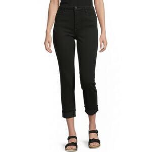 KUT from the Kloth Amy Stretch Denim Mid Rise Cropped Straight Leg Jeans Size 4